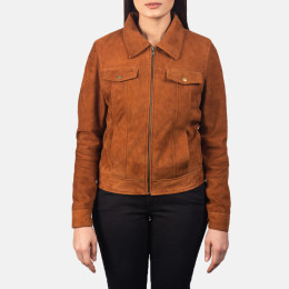 Suzy Brown Suede Jacket